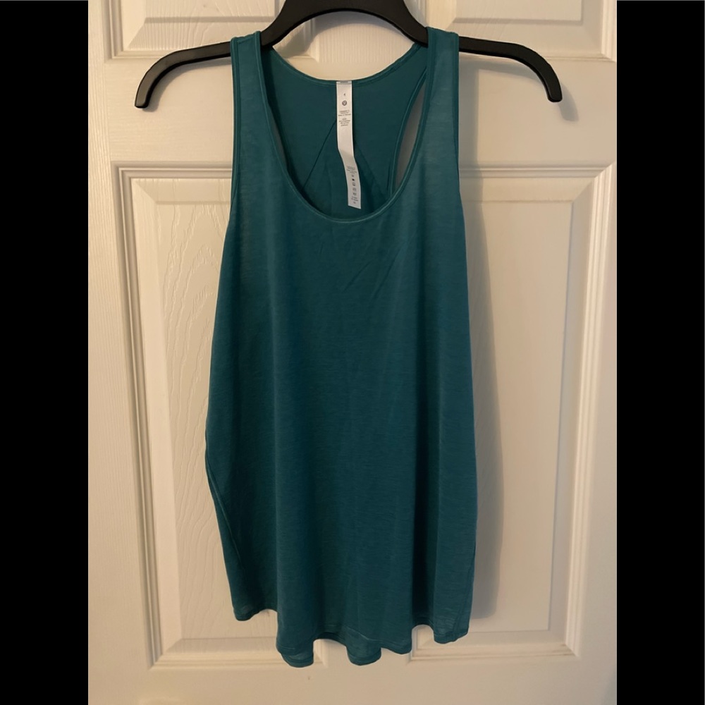 Lululemon Green Crisscross Back Tank